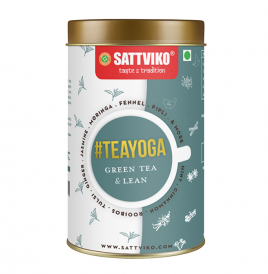 Sattviko TeaYoga Green Tea & Lean  Tin  120 grams